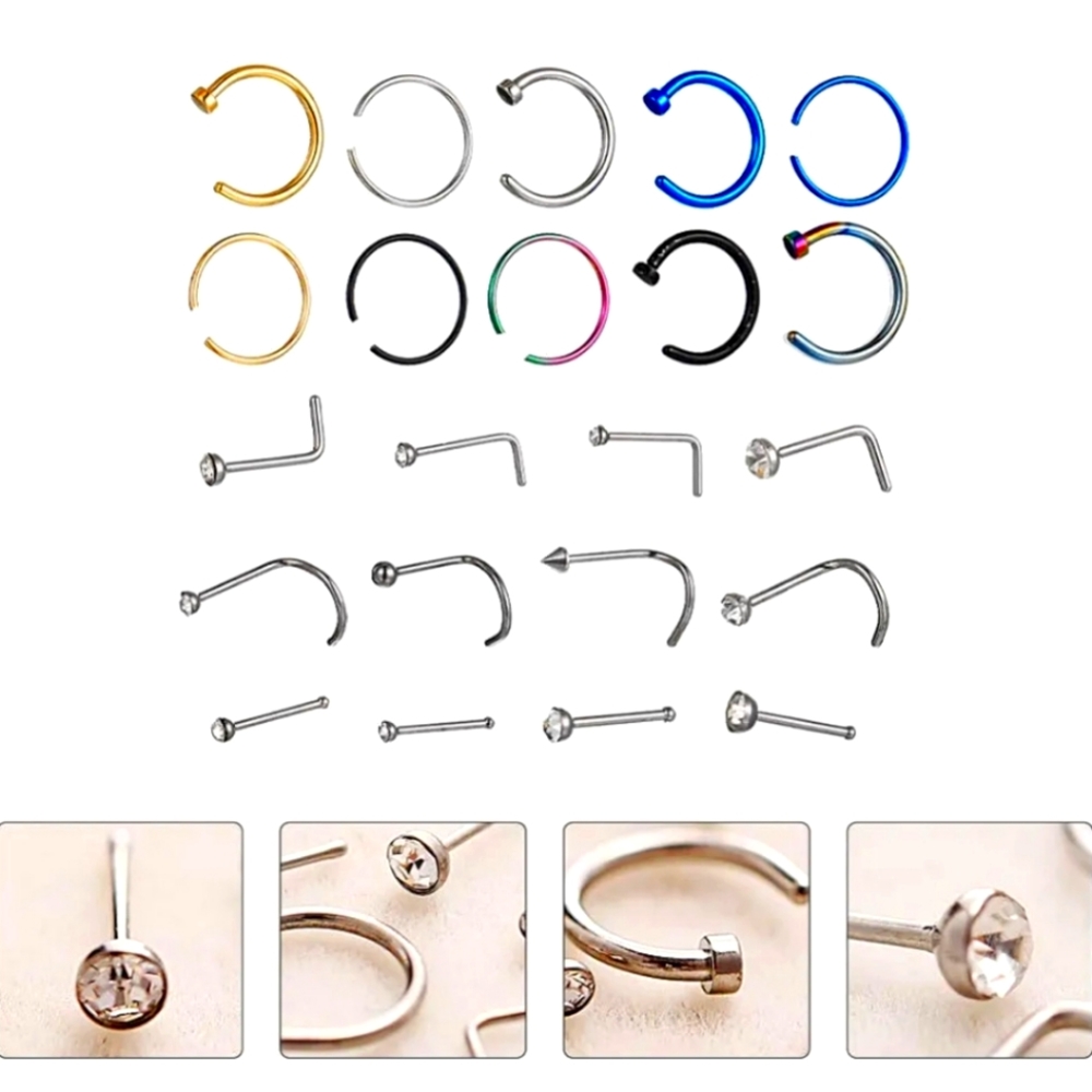 25 nose rings